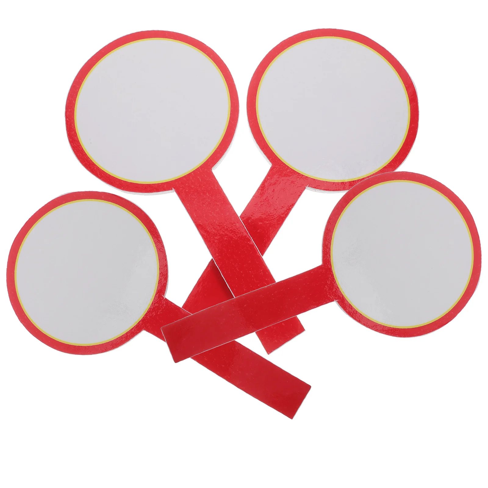 4 قطعة لوحة نتائج رغوية قابلة للكتابة من جانب واحد خفيفة الوزن مقاومة للماء مجداف مسح جاف للألعاب الرياضية مزادات التصويت المحمولة #2