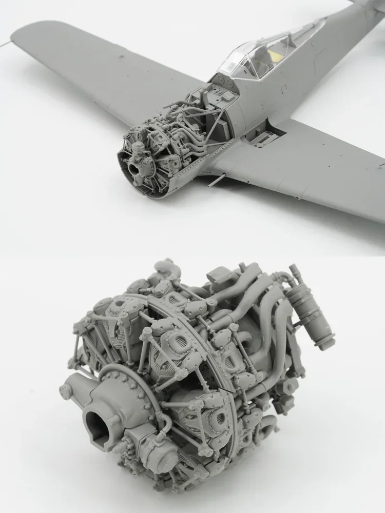 BORDER 모델 BF-009 포케-울프 FW-190A-8 4 in 1 (R2; R6; R7; R8) 1/35 스케일 모델 키트