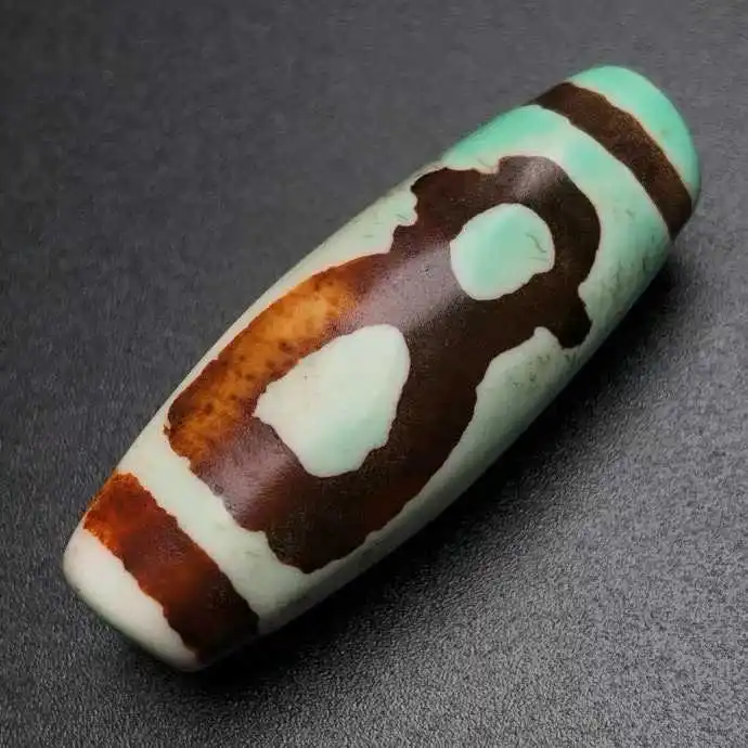 1pcs/lot Old material high oil package slurry barley supply Green Color Tianyuan Old Agate Beads with Beads Collection