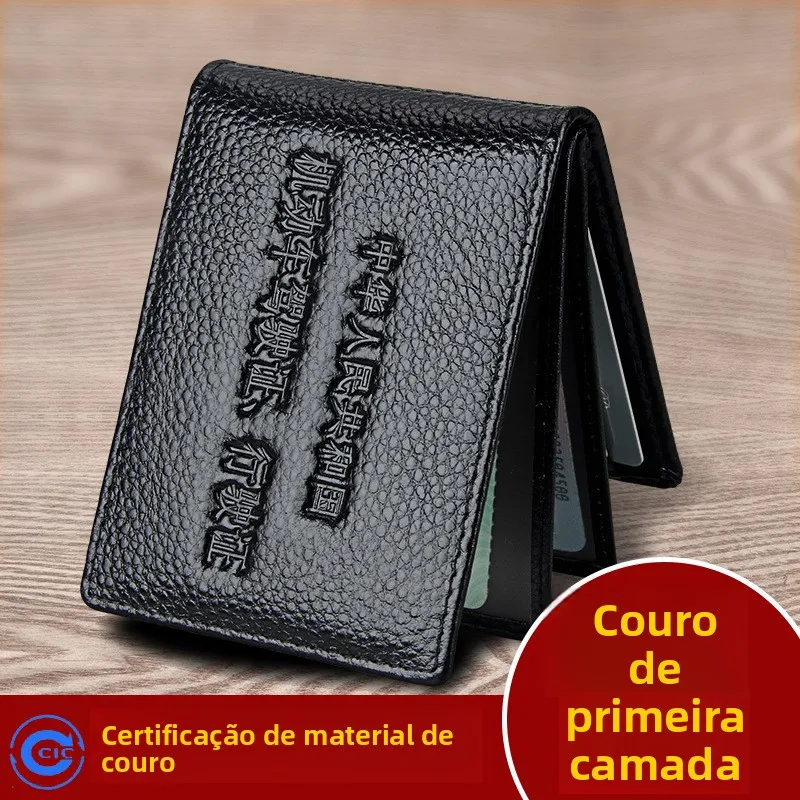 capa-para-carteira-de-motorista-em-couro-legitimo-porta-documentos-de-pagina-dupla-em-couro-bovino-bolsa-pequena-funcional