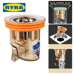 1-5PCS Drain Backflow Preventer Valve-Sewer Core Shower Floor Drain Core Anti-Odor Seal Drain Filter Shower Drain Cover For Tub