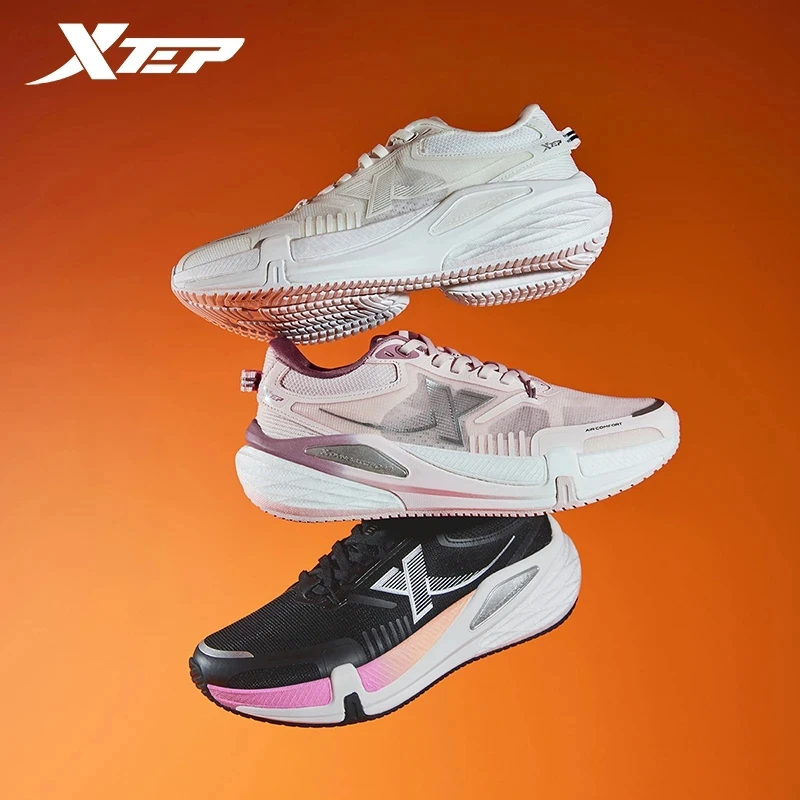 Xtep Lingjue Pro Running Shoes For Women 2024 Spring Breathable Women\'s Sports Shoes Cushion Durability Sneakers 876118110023