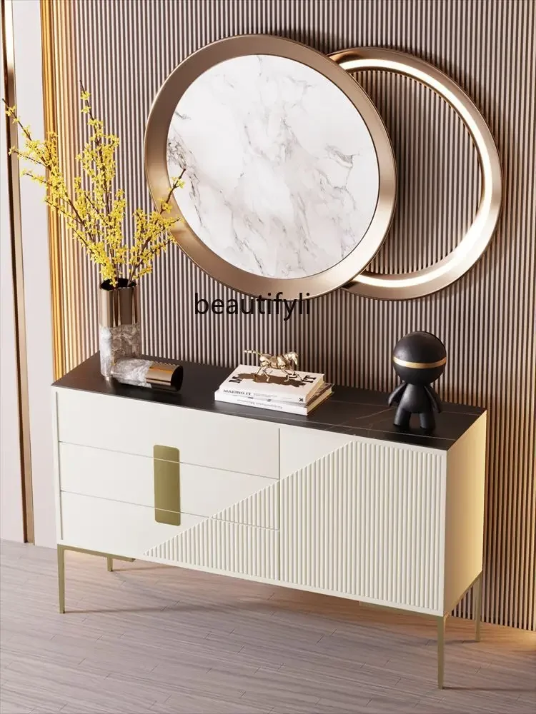 Modern Minimalist Sideboard for Home Use, Suitable for Various Sizes of Living Rooms, Multifunctional Entryway Storage Cabinet