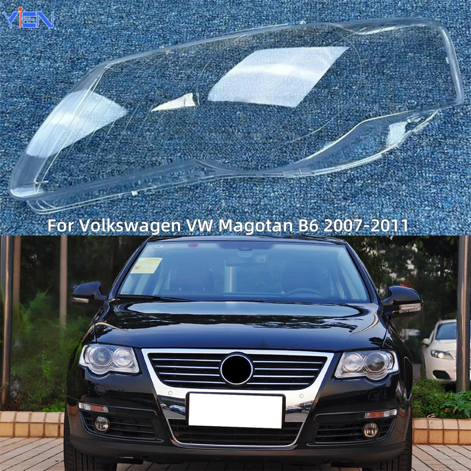 

For Volkswagen VW Magotan B6 2007 2008 2009 2010 2011 Car Front Headlight Lens Cover Front Headlight Cover Glass replacement
