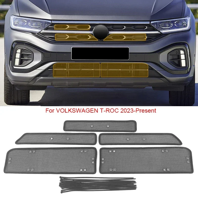 Car Insect-proof Air Inlet Cover Airin Insert Net Accessory For VOLKSWAGEN GOLF ID.3 ID.4 ID.5 ID.7 JETTA A7 POLO TIGUAN T-ROC