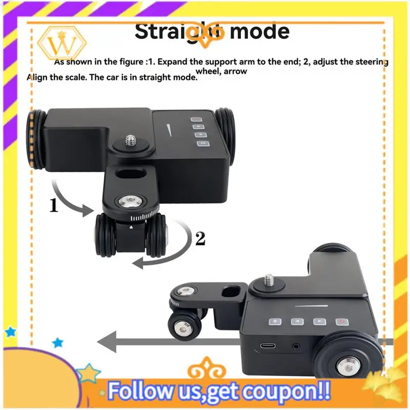 

Latest-Desktop Photography Trolley Focus Tracking Slide Rail Trolley For Gopro Hero 12 Iphone 15 Pro Max S23
