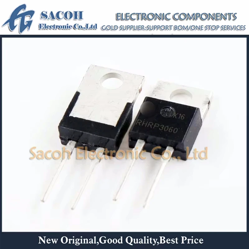 

Refurbished Original 10Pcs/Lot RHRP3060 TO-220 30A 600V Hyperfast Diode