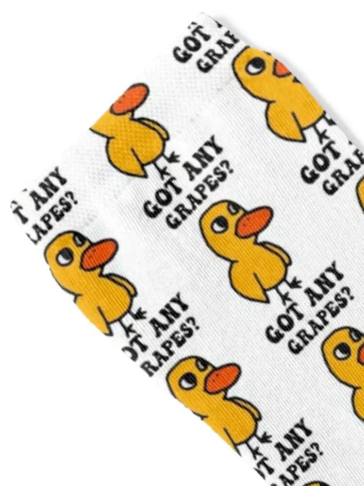 Got Any Grapes - The Duck Song Socks Children's cute happy Luxury Woman Socks Men's