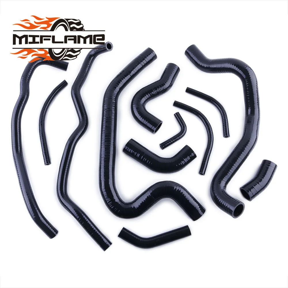 For Toyota MR2 MK1 AW11 Chassis 4A-GE MT 1984-1989 Silicone Radiator Coolant Hoses Kit