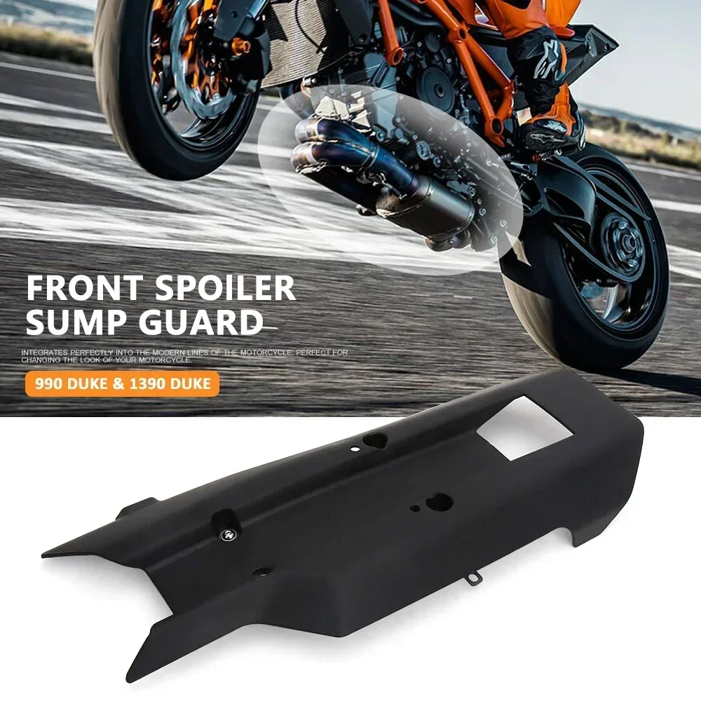 Motorcycle Accessories Front Fairing Spoiler Sump Guard Cover Black For 1390 Super Duke 990 DUKE 2024-