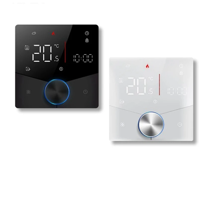 Wifi Smart Heating Knob Thermostat LCD Display Touch Screen Temperature Controller