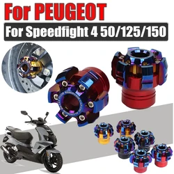 For PEUGEOT Speedfight 4 50 Speedfight 4 125 150 Motorcycle Axle Anti-fall Cap Front Shock Absorber Fork Resistance Cup Parts