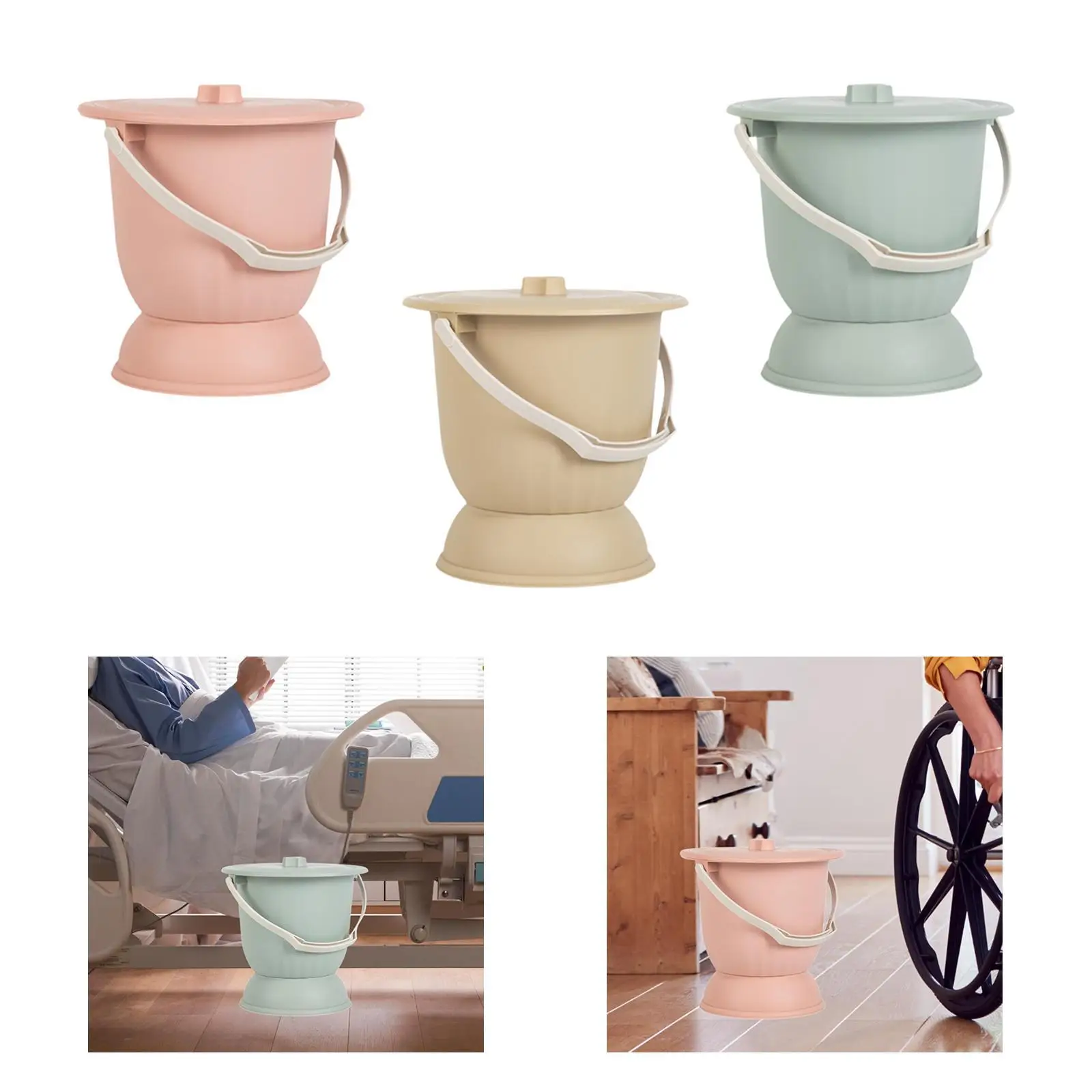 

Горшок с камерой для унитаза, ночной писсуар-плевательница с крышкой и ручкой, горшок