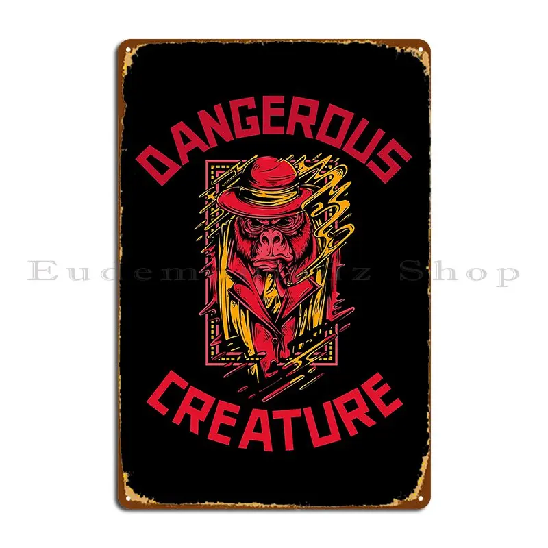 Dangerous Creature Wears Pink Sweater To Preside Over Senate Metal Sign Club Plaques Wall Decor Printed Pub Tin Sign Poster