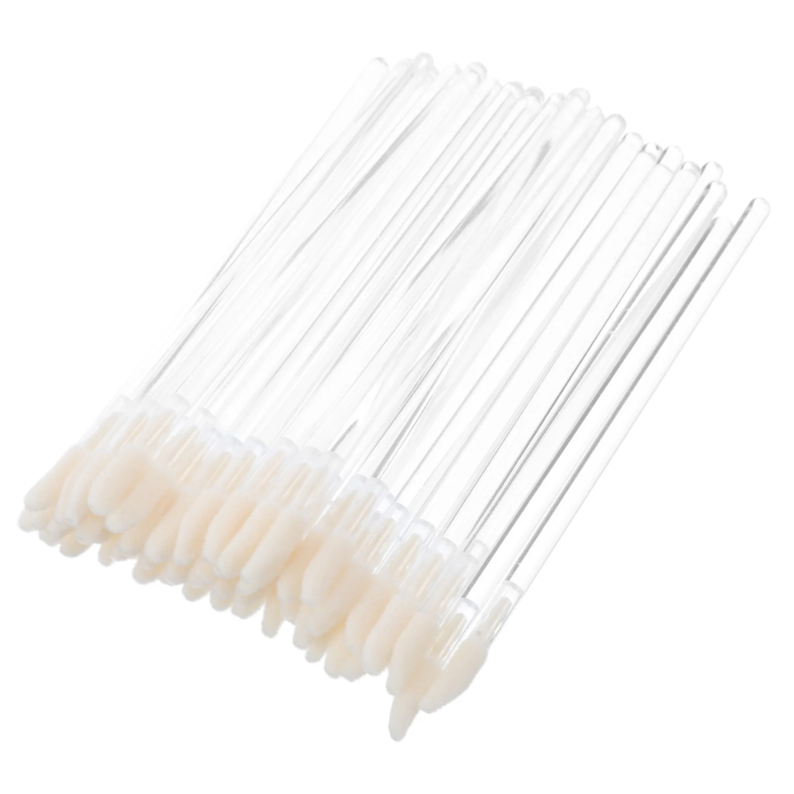 100 pièces brosse à lèvres brillant ombre à paupières applicateur bâtons brosses à cils cône foret à ongles fard à paupières elfe exfoliant