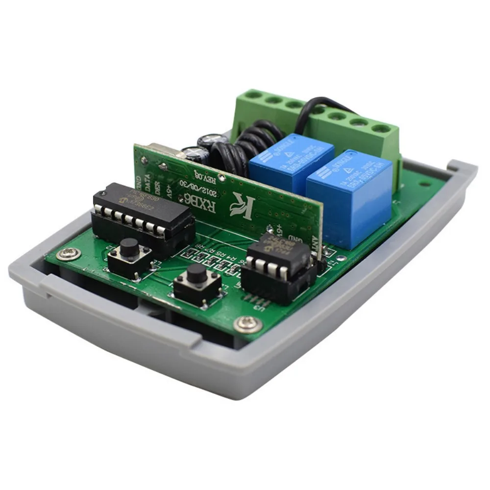 جهاز استقبال باب المرآب العالمي 433 ميجا هرتز 2CH متوافق مع جهاز التحكم عن بعد BFT BENINCA PUJOL ERREKA CELMSA 433.92 ميجا هرتز #4