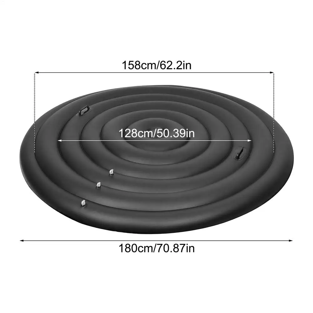 Ronde Hot Tub Cover Spa Zwembad Beschermend Deksel Draagbare Ronde Opblaasbare Hot Tub Cover Vervanging voor Familie Hotel Tuin