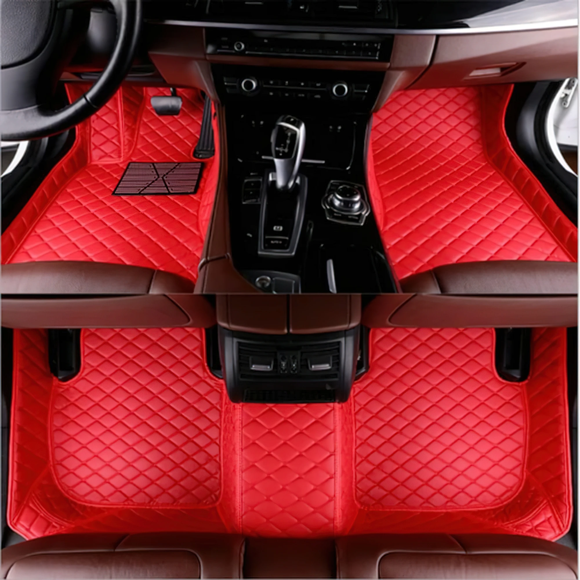 

Auto leather carpet pads for Hyundai Tucson 2021 2022 2023 2024 2025 Custom car floor mats vehicle foot mat rugs