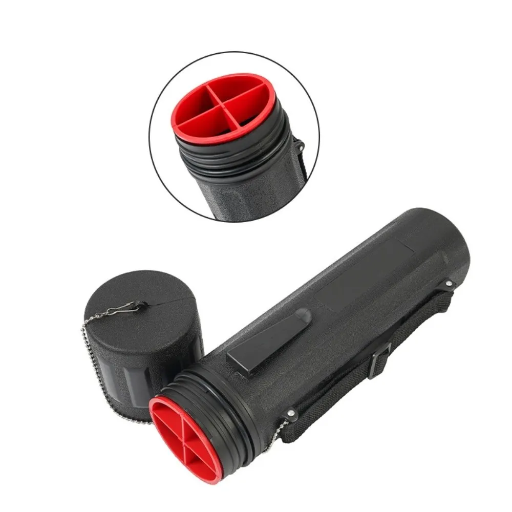 Heavy-Duty Welding Electrode Storage Tube Leash-Lid Divided Liner Moisture-Proof Welding Rod Container 4.5kg Capacity Portable