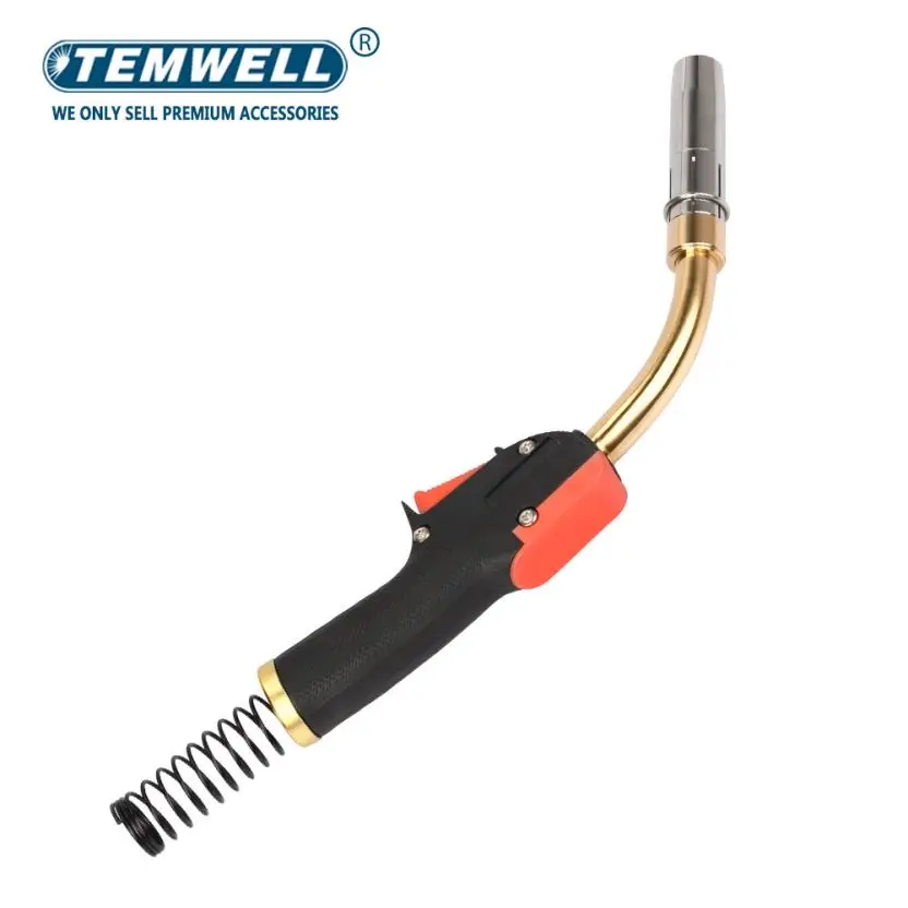 Kemppi 42w type MIG Welding torch welding head contact tip M8*35mm Tip Holder Cooled Swan neck For Welding torch welding gun