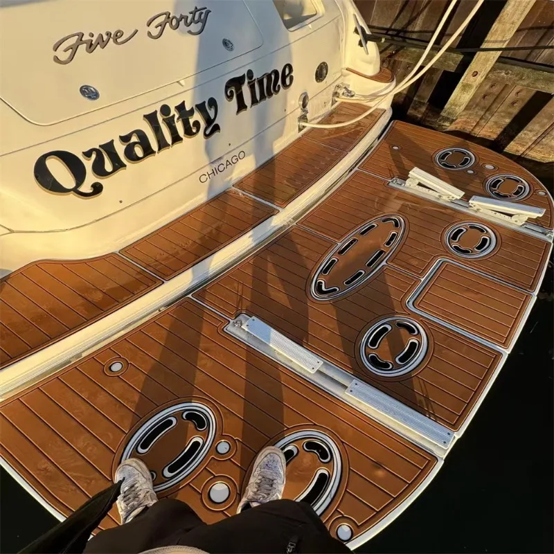 1998-2001 Sea Ray Sundancer 540 Yacht Boat EVA Teak Flooring