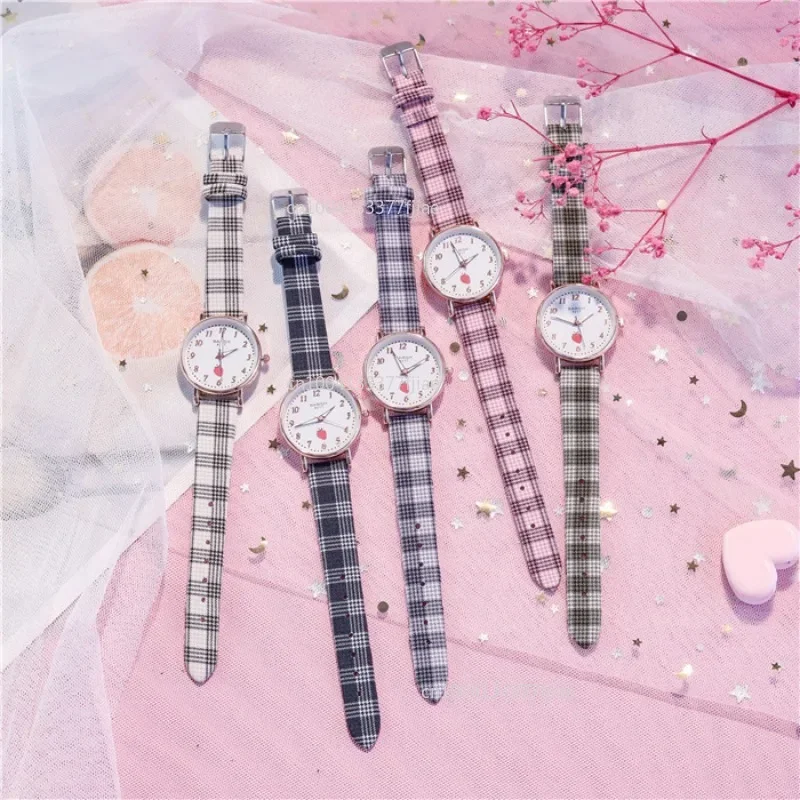 

Детские часы, розовые милые детские наручные часы с мультяшным рисунком, набор кварцевых часов для девочек, модные часы для студентов, женские часы