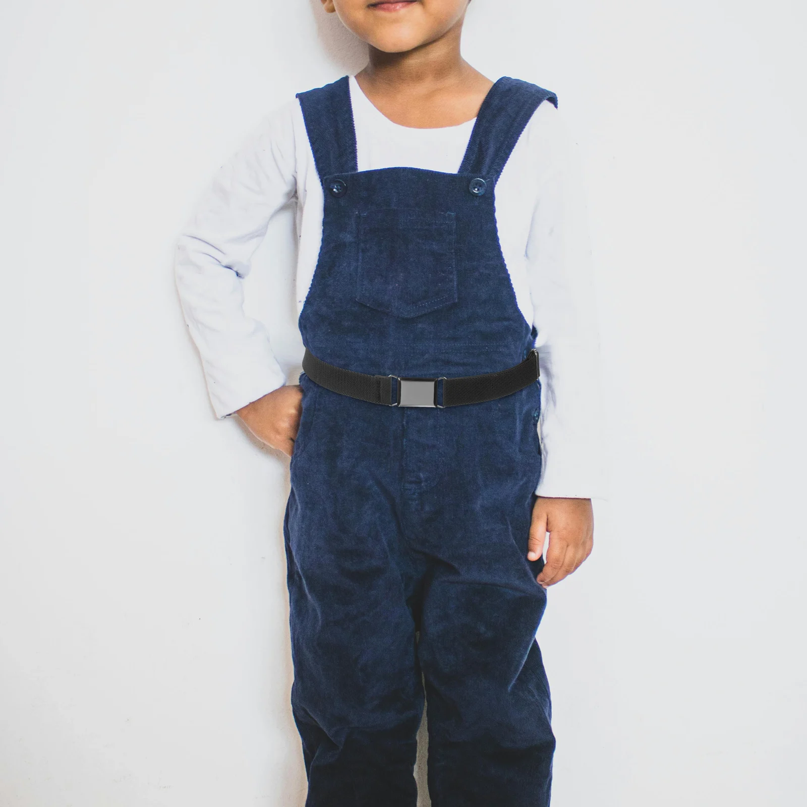 

4Pcs Elastic Kids Belts Stretch Waistbands Toddler Belts Boys Girls Dress Casual Use Belt for Kids Boys Stretchy Belt