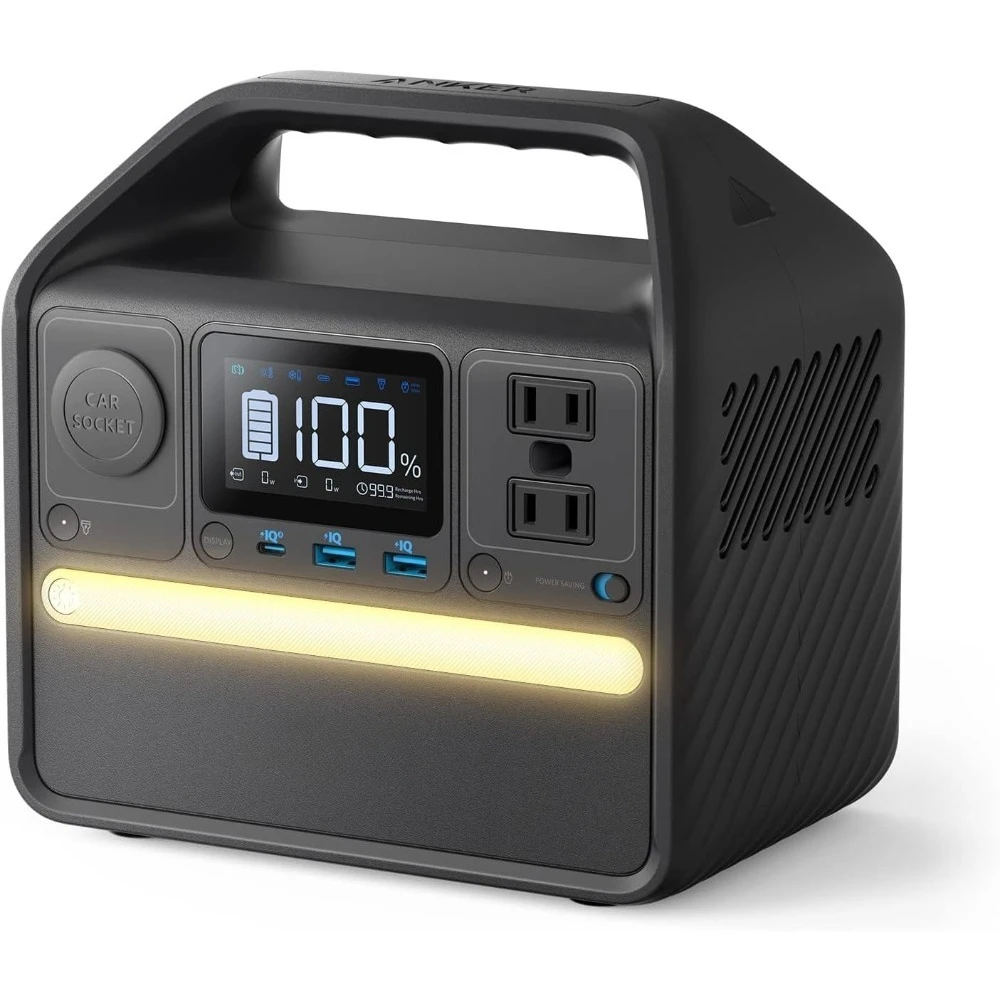 

521 Portable Power Station Upgraded with LiFePO4 Battery, 256Wh 6-Port PowerHouse, 300W (Peak 600W) Solar Generator