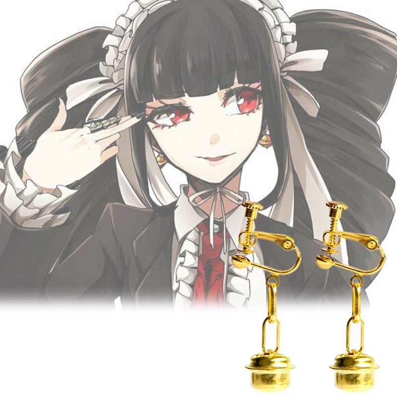 

Мультяшные серьги Kakegurui-компульсивный геймбер Аниме Фигурка джабами юмеко серьги-подвески с колокольчиком милые игрушки реквизит подарок