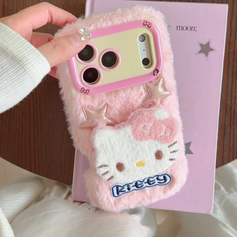 ثلاثية الأبعاد أفخم هول كيتي مع الحبل المحمول لهاتف جالاكسي S25 S24 S23 S22 S21 S20 Plus FE Ultra A14 15 16 54 حافظة فتاة لطيف الكرتون