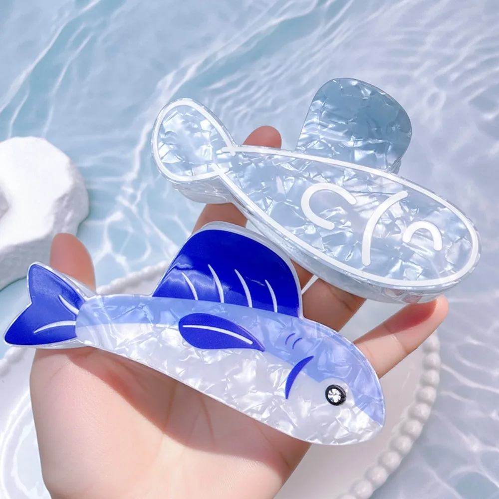 لطيف السردين مشبك شعر كليب عدم الانزلاق خفيفة الوزن دبوس الشعر الكرتون تصميم بسيط مشابك الشعر إكسسوارات فتيات #5