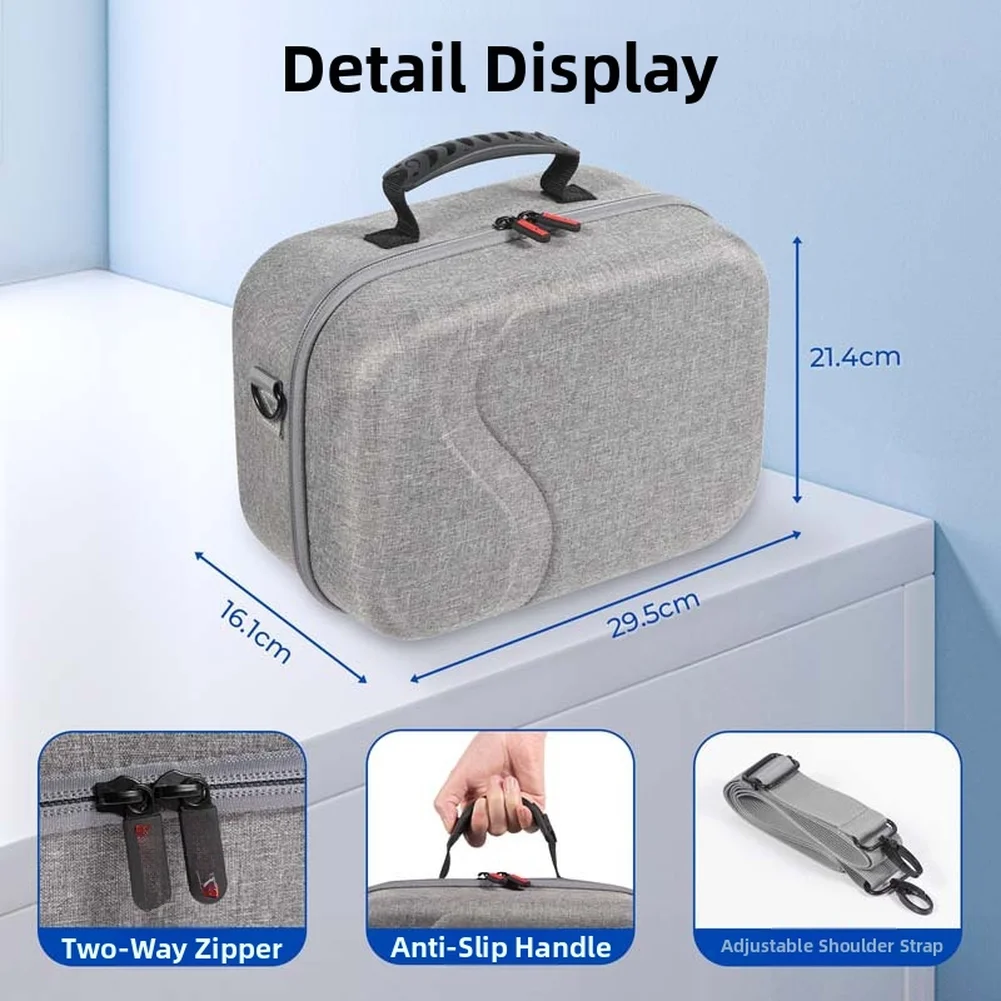 For 3/3S Handheld Carrying Case Hard Shell Protective Storage Handbag With Shoulder Starp For VR Gear Organizer Accessory
