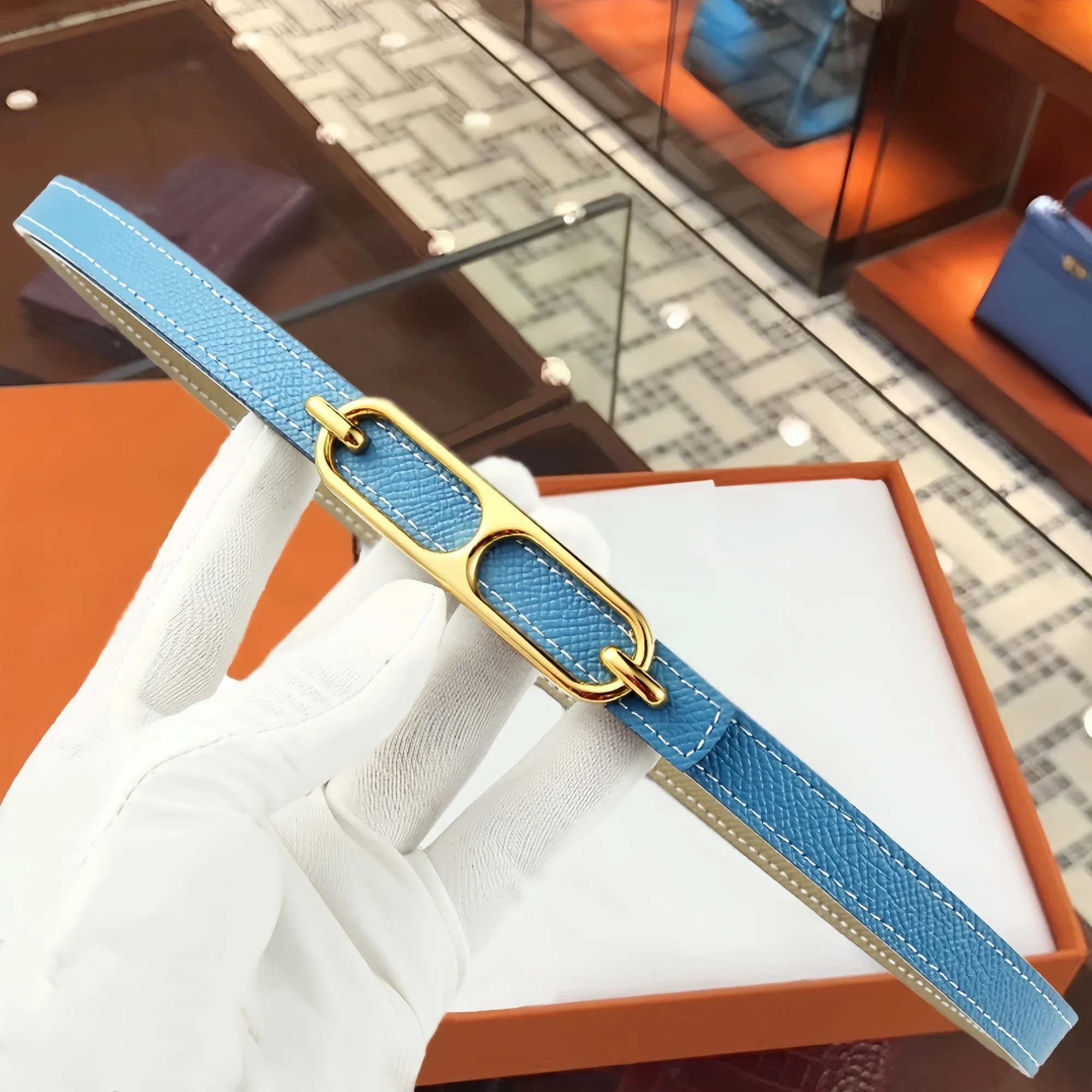 2025 Fashion New Belt Width 1.3cm Designer Women's Belt Dress JeansGirls' Party Belt luxury brand