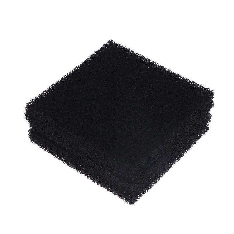 

5 шт. 13*13*1 см универсальная черная губка из активированного угля, воздушный фильтр, пропитанный лист, фильтрующие губчатые подушечки