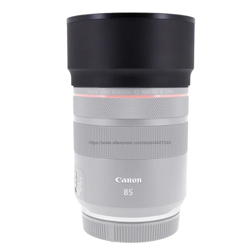 Металлическая реверсивная бленда, совместимая с объективом Canon RF 85mm F2 Macro IS STM для EOS R R3 R5 R6 RP Ra заменяет ET-77