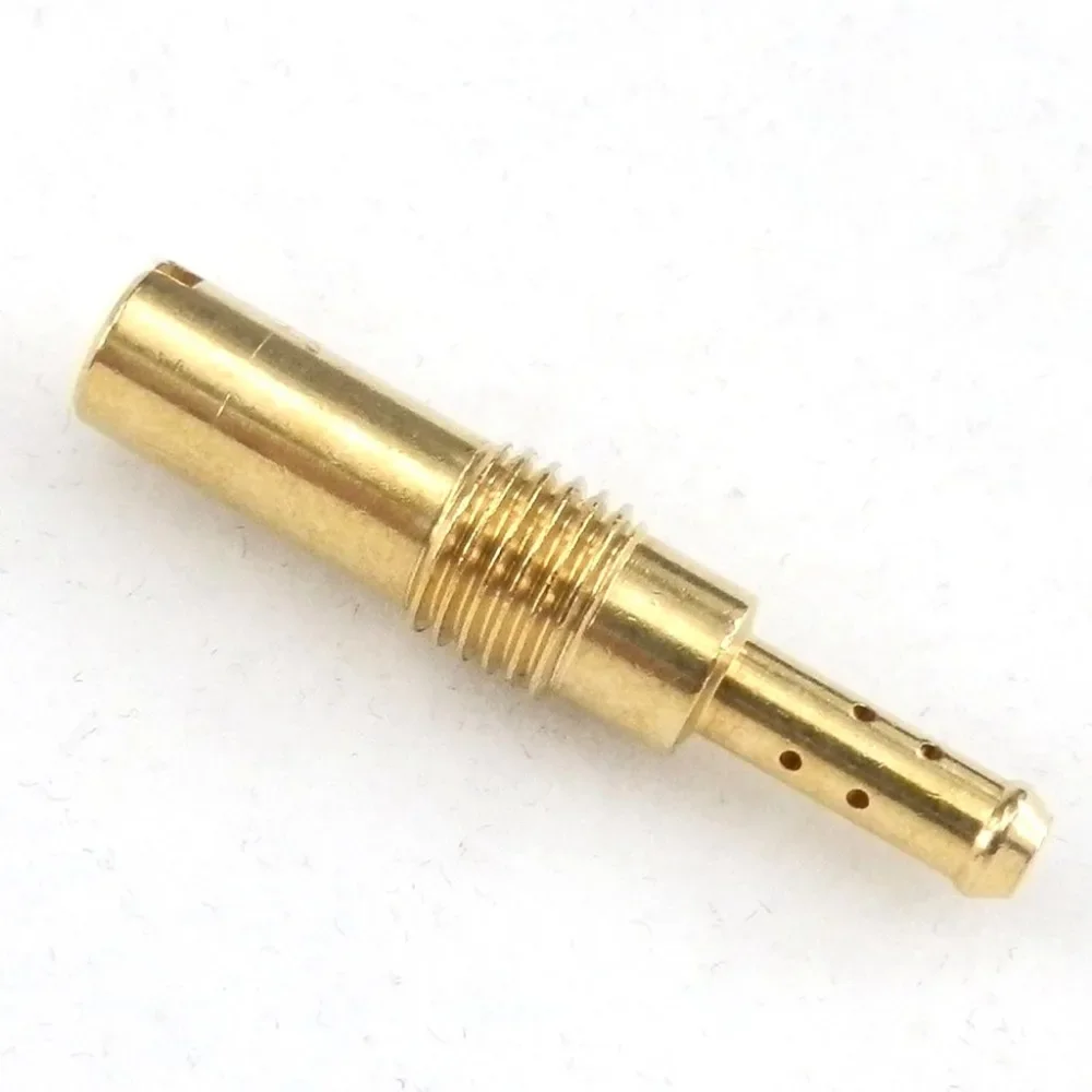 Carburador Pilot Jet de 28mm de longitud con cabeza redonda de 5mm para motocicleta, carburador Keihin, tamaño 25-35