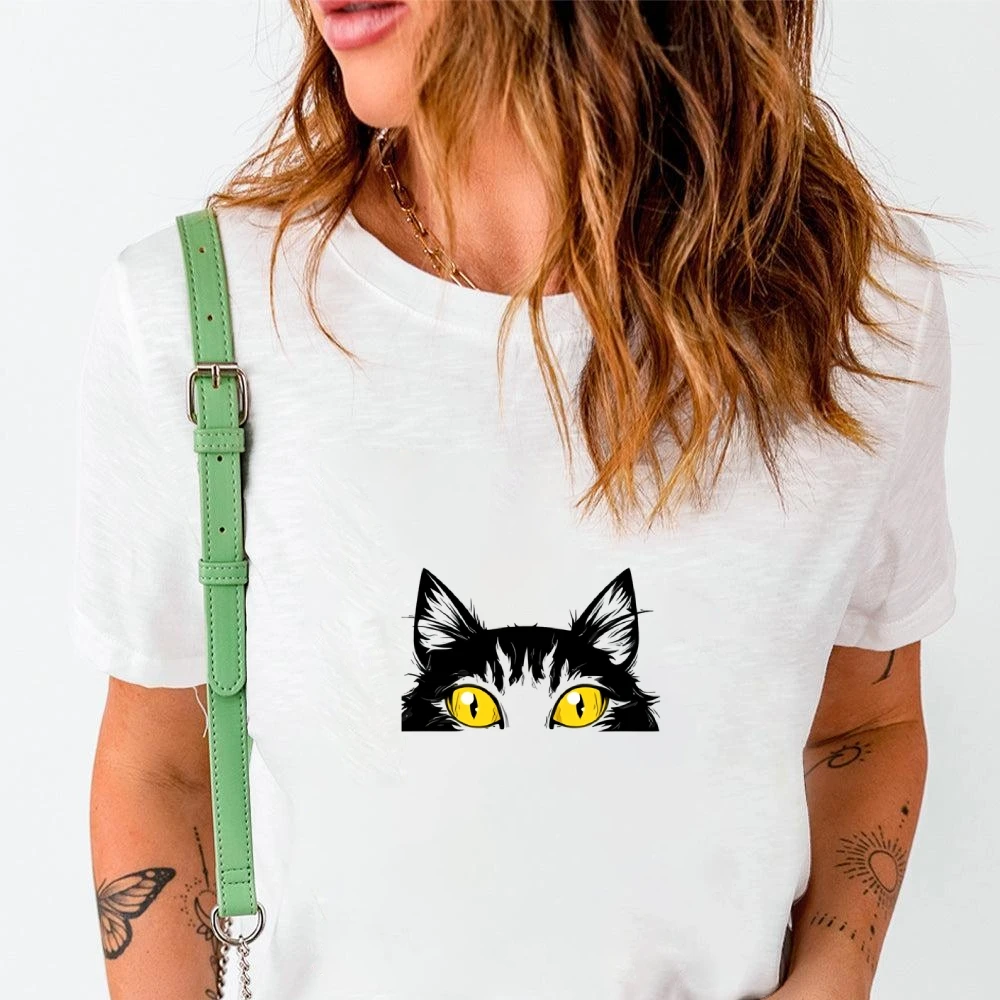 グラフィック Tシャツ O ネック Tシャツ女性の半袖コットン Tシャツ快適な通気性夏用ソフトカジュアルトップ日常着