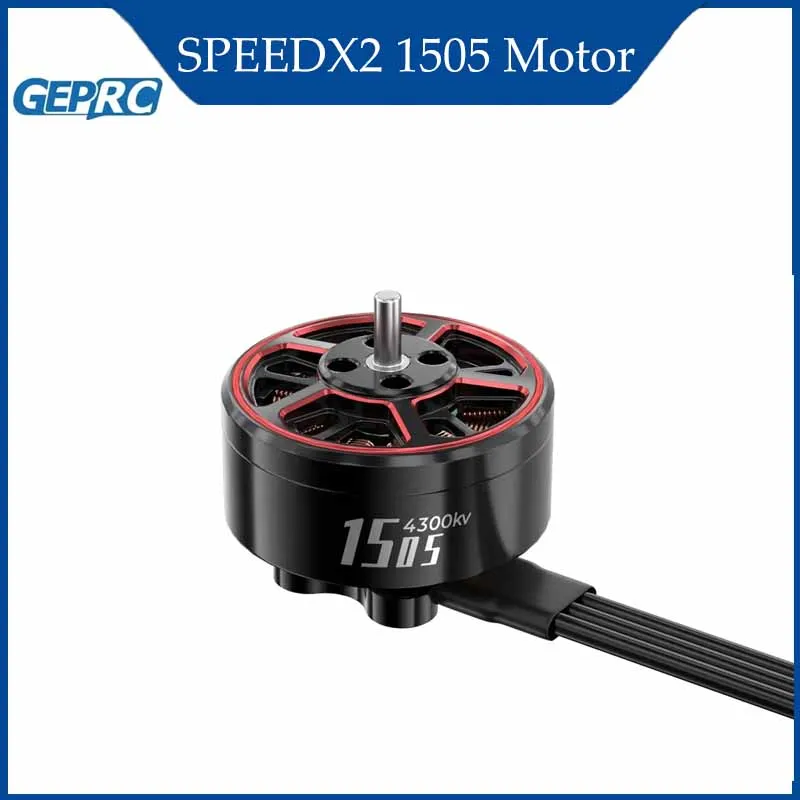 

GEPRC SPEEDX2 1505 4300KV Двигатель 20A-30A Бесщеточный двигатель 16,8 В Черный 2,5-3,5-дюймовый FPV Racing Drone Мультикоптер RC Запчасти