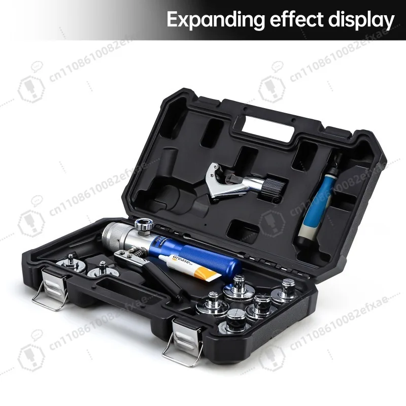 CT-300A Manual Hydraulic Pipe Expander Flaring Tool Copper Aluminum Tube Bender AC Refrigeration Repair HVAC Tool