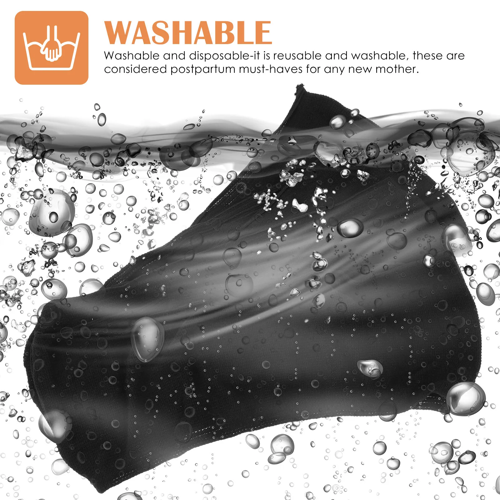 

4pcs Pregnant Women Mesh Underwear Postpartum Comfortable Breathable Incontinence Protection Disposable Underpant For Adult