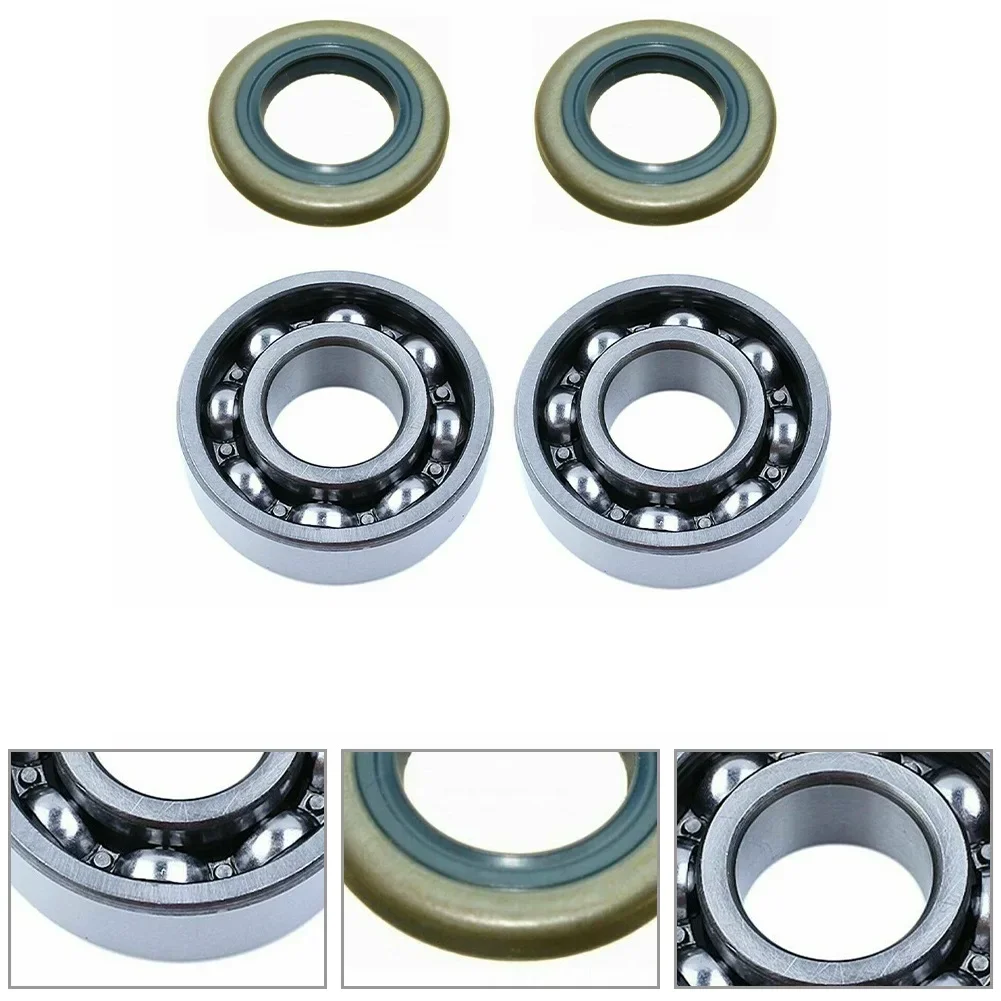 

Crank Crankshaft Bearings With Oil Seals For 51 55 254 257 262 357 359 359xp Garden Power Tools Replacement Accessories
