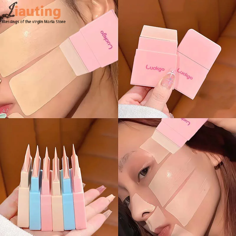 Portable Silicone Foundation Brush Evenly Applied Powder No Streak Foundation Flat Head Face Base Makeup Beauty Tools Easy Clean
