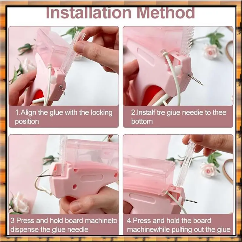 مجموعة مسدسات الغرز الصغيرة الجديدة A78K، مثبت سريع للملابس مع إبر ومثبتات وأزرار، مسدس وضع العلامات للملابس