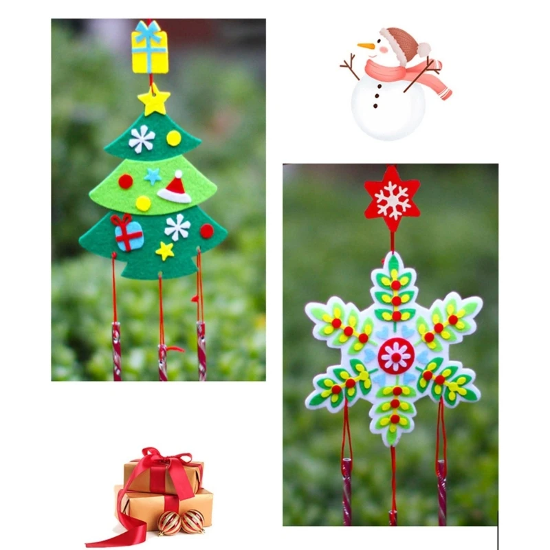 

Wind Craft Toy Windbell Pendant DIY Kits Christmas Ornament Party Supplies