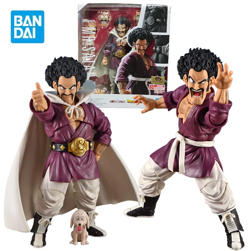 

Bandai SHF Mister Satan Action Figures Dragon Ball Z Anime Model Toys in Stock Toy for Boy Original Box Model Kit Collection
