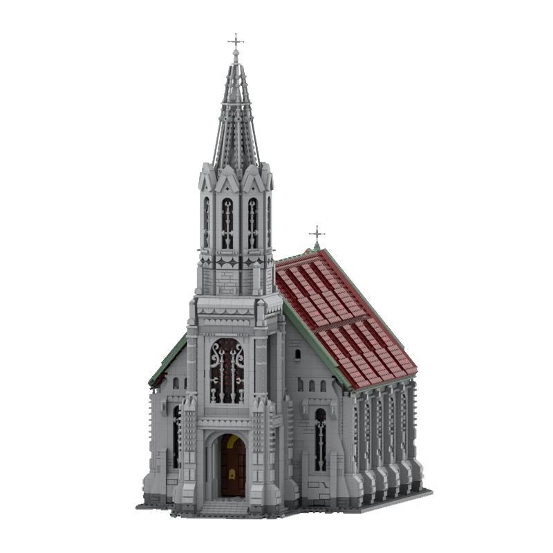 11369 PCS Cathedral Church MOC Customize Modular Building Block Creative Design Brick Simple Model Design DIY Festival Toy Gift