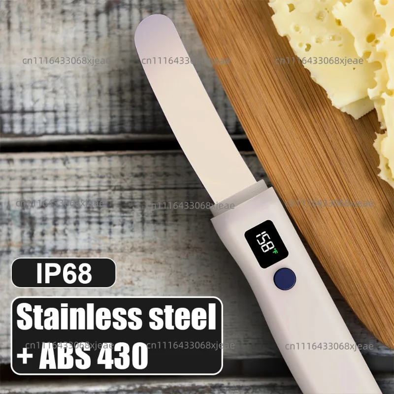 Cross-border butter knife heater quickly melts butter cheese spreader knife kitchen baking gadget anti-scalding design