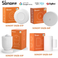 Sonoff-zigbeeミニモーション温度および湿度センサー、ニュートラルワイヤーなし、ドアおよびウィンドウなし、SNZB-02D、snzb1p、2p、3p、4p、zigbeeに必要