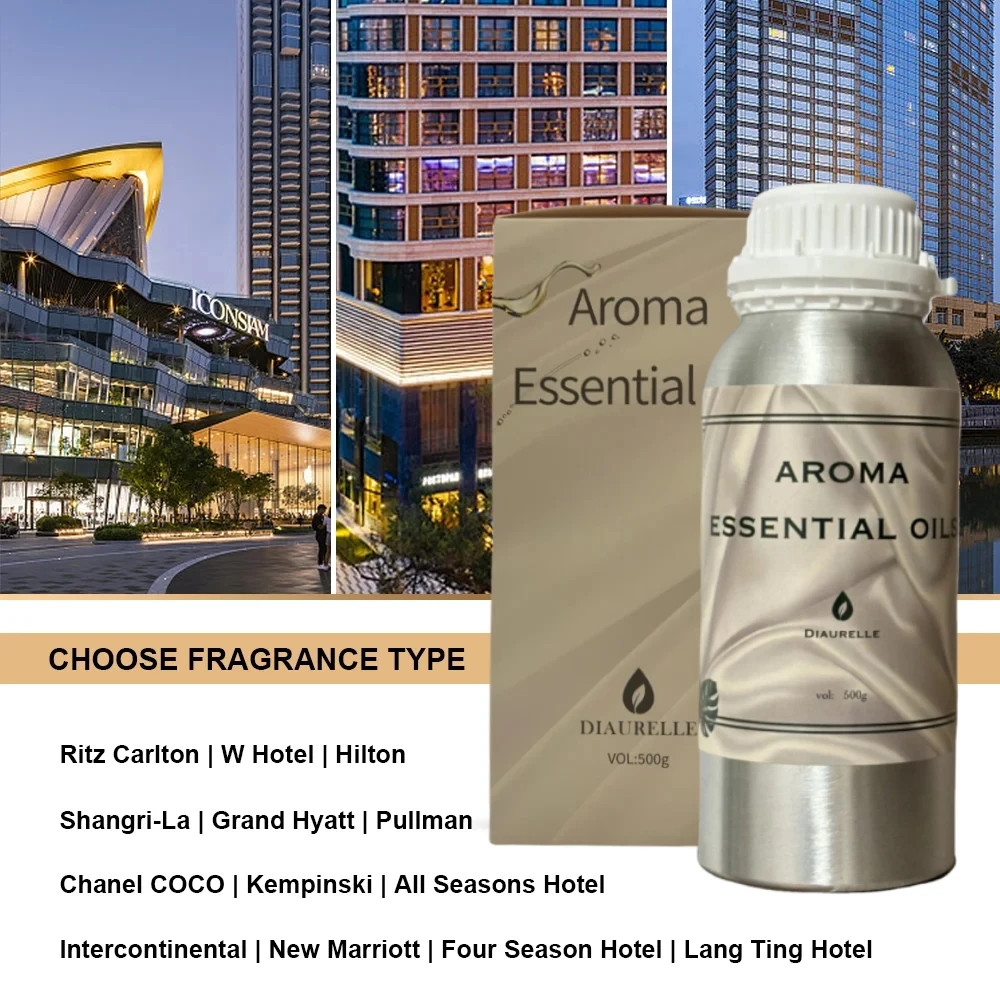 Essential Oils 500ml For Aromatic Diffuser Perfume Oil Air Freshener Smell For Home Fragrance Device Hotel Scent Diffuser Oil
