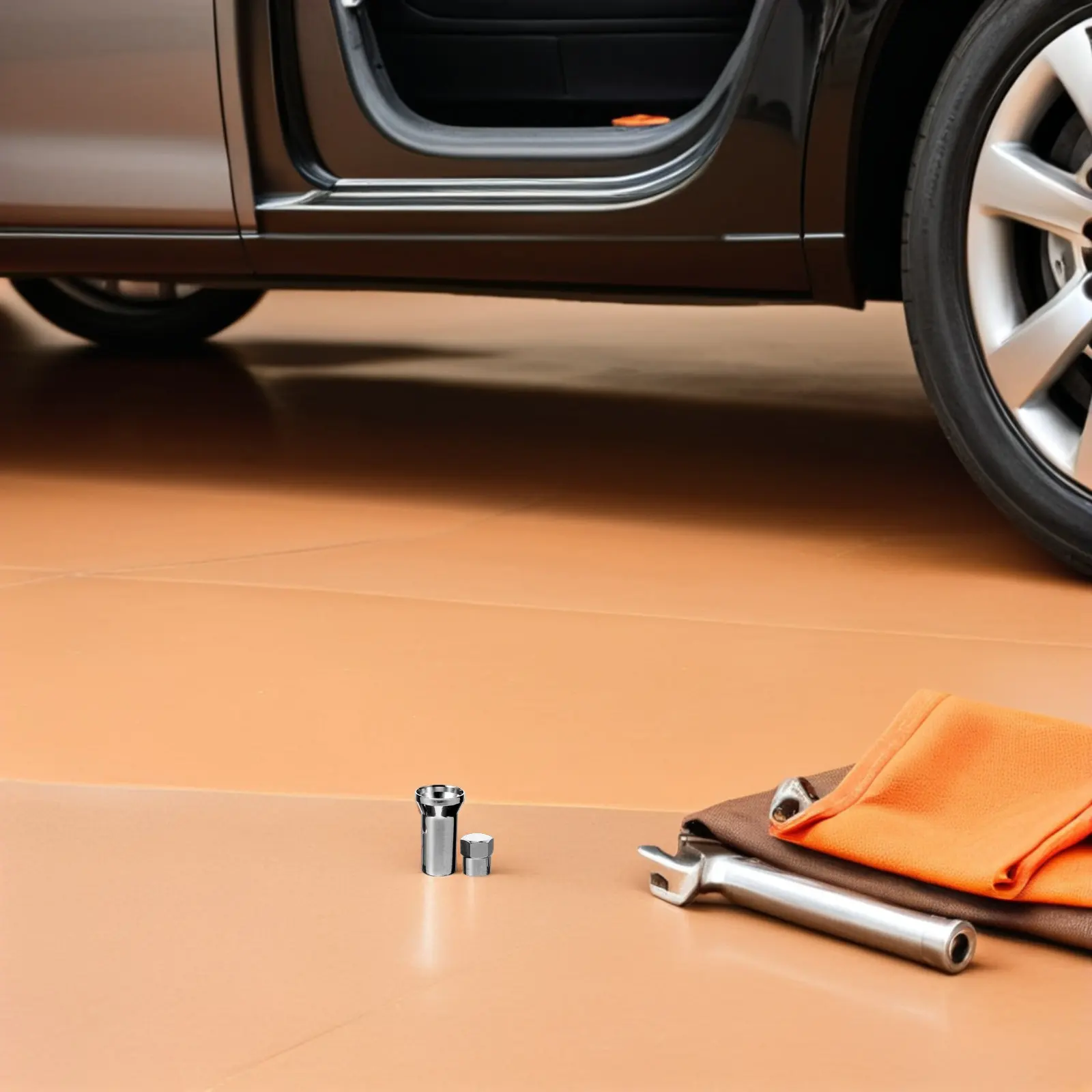 

10 Sets Silver Valve Stem Cover Tire Stem Sleeves Caps Leakproof Car Wheel Valve Covers Truck Motorcycle Protection